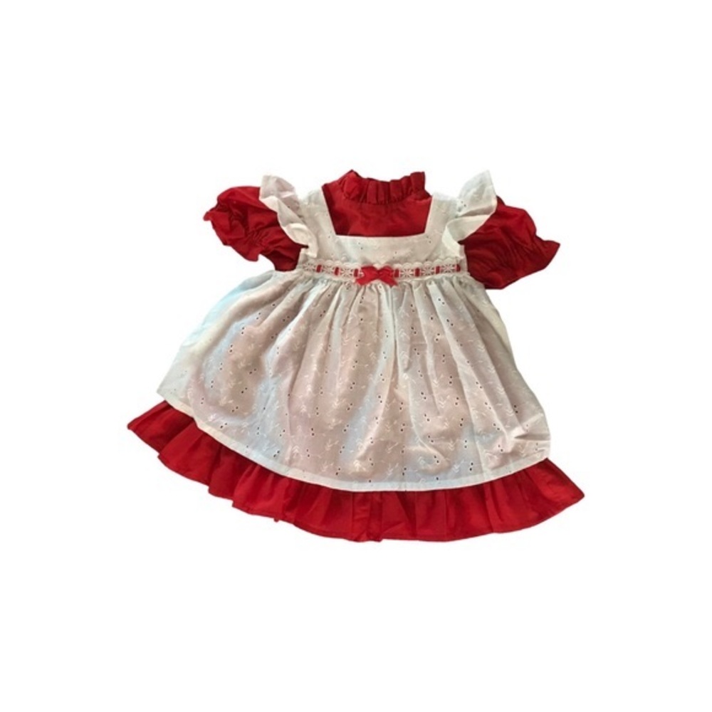 Vintage dress eyelet